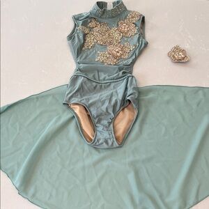 Elegant Glamour Embellished Dance Costume